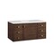 James Martin Vanities Amberly 48in Single Vanity, Mid-Century Walnut w/ 3 CM White Zeus Top 670-V48-WLT-3WZ - alternate 7